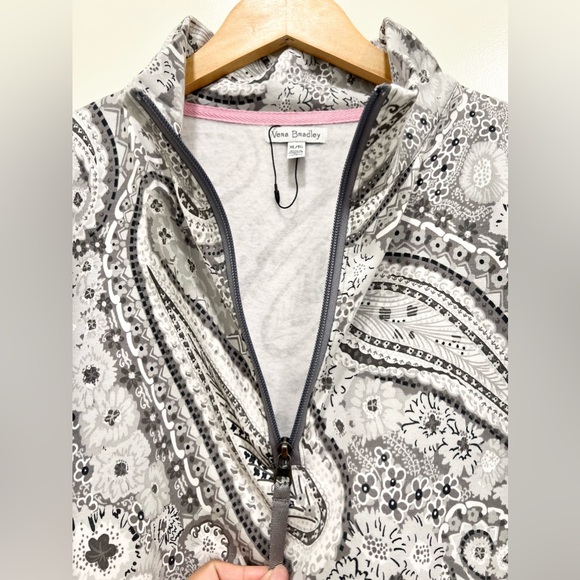 VERA BRADLEY French Terry Quarter-Zip Sweatshirt with Pockets - Picture 5 of 8